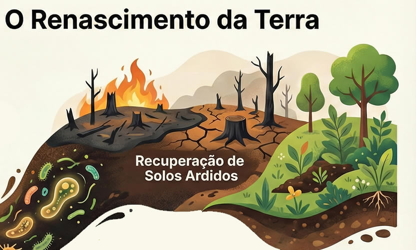 A importância da Compostagem no Renascimento da Terra| Recuperação de Solos Ardido